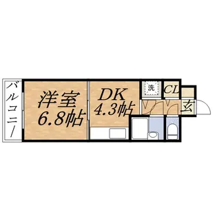 ライオンズガーデン植物園【808号室】の間取り