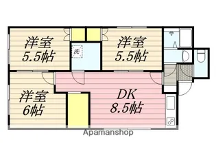 ニュープラム平岸【3階】の間取り