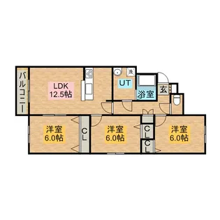 グレースハイツ【2階】の間取り