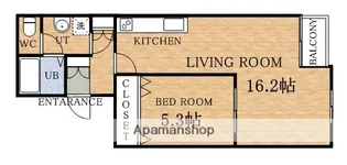 山の手パークハイツ【511号室】の間取り