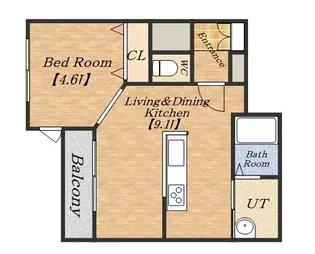 MYプラザSETTE【1階】の間取り