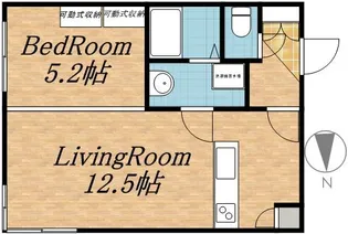 TI AMO S18【2階】の間取り