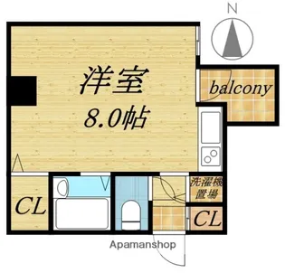 ライオンズシティ大通公園【10階】の間取り