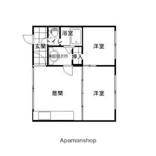 ロイヤルハイツ南14条【2階】の間取り