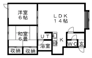 パレ・ド・フルサワ【202号室】の間取り