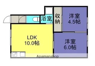 永野ハイツ【4号室】の間取り