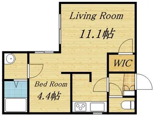エスパスルージュ【2階】の間取り