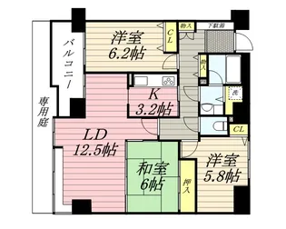 ライオンズマンション裏参道第2【0103号室】の間取り
