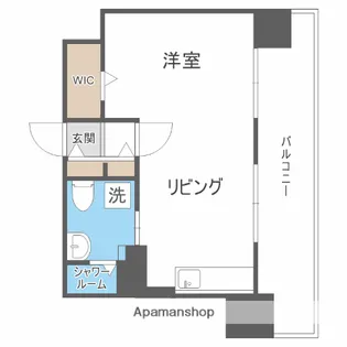 ダイアパレス南3条【904号室】の間取り