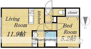 DESIGN STAGE【2階】の間取り