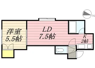 クヴァルチーラ511【102号室】の間取り