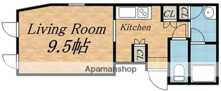 レラ円山【3階】の間取り