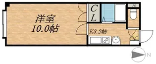 アルテピアッツァⅡ【410号室】の間取り