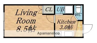 1Kの間取り画像