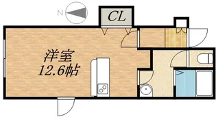 エアフォルク行啓通【1階】の間取り
