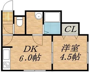 アクアII【102号室】の間取り