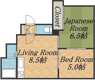 遠藤ハイツ【181号室】の間取り