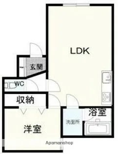 FERIO南円山【3階】の間取り