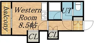 メープル北円山【6階】の間取り