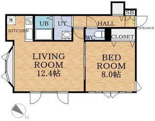 パシャ6.14【2階】の間取り
