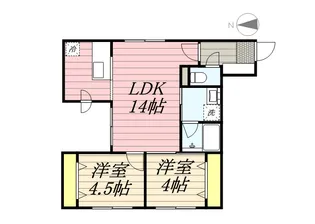シティレジデンス啓明【5階】の間取り