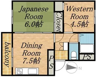 ニューシティコーポラス【4階】の間取り