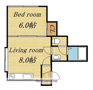 シェーンブルン南円山【103号室】の間取り