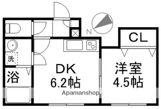 デュークYK琴似【303号室】の間取り