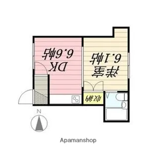 サンハイツB【201号室】の間取り