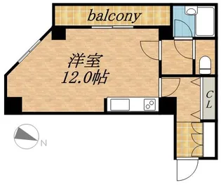 フォーシーンBLD【0413号室】の間取り