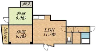 プレミエール中島公園通【5階】の間取り