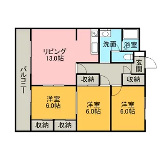 メゾン伏見【4階】の間取り