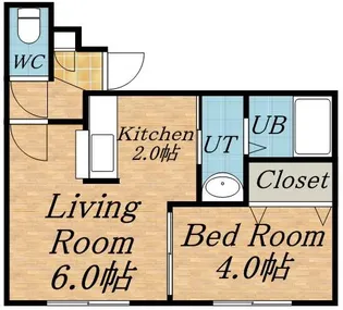 アーク琴似2・5【4階】の間取り