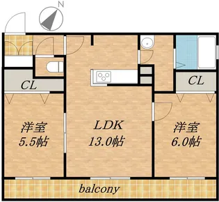 LAYLA【302号室】の間取り