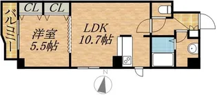 レスト5・2【00402号室】の間取り