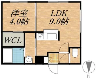 ウインダムヒル札幌駅前【4階】の間取り