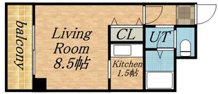グラン・シェ・モア中島公園【6階】の間取り
