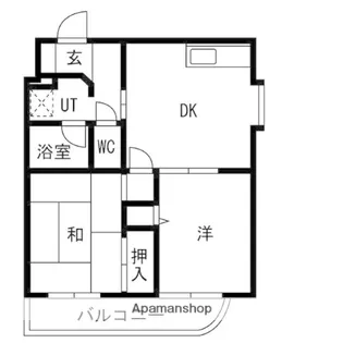 アヴァンティイン伏見【1階】の間取り