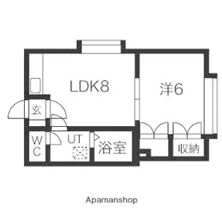 アベニュー7.11【3階】の間取り
