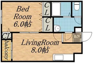 MAX717【201号室】の間取り