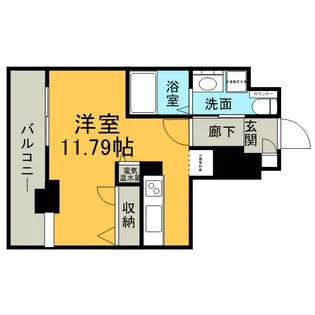 パシフィックタワー札幌【16階】の間取り