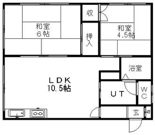 メゾン美樹A【102号室】の間取り