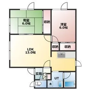 ルーエプラツ【101号室】の間取り