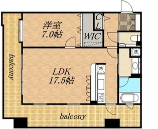 SーFORT中島公園【9階】の間取り