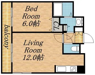 レインボータウン24【3階】の間取り