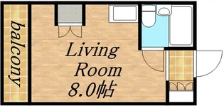 第81松井ビル【810号室】の間取り