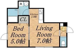 グレイス八軒【2階】の間取り