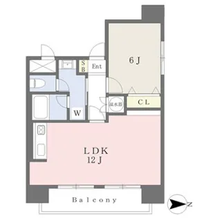 ライオンズマンション旭ヶ丘第2【801号室】の間取り