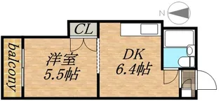 サウスフォーⅠ【8階】の間取り