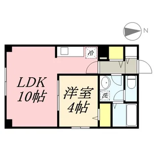 レコルト円山【2階】の間取り